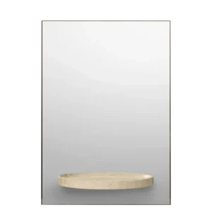 Symmetry Mirror - Travertine