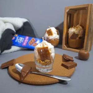 Bougie mini verrine chocolatée Ta bougie gourmande