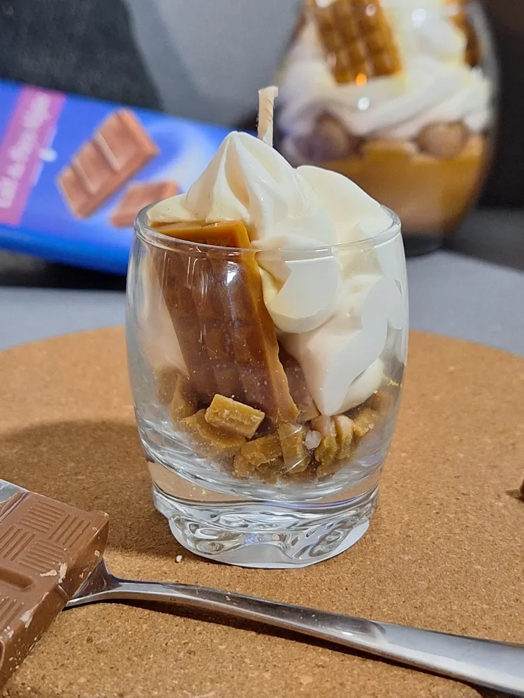 Bougie mini verrine chocolatée Ta bougie gourmande