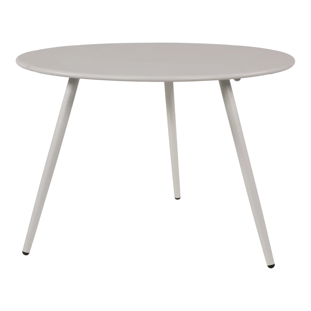 Table d'appoint Rafael métal blanc Ø60x41cm