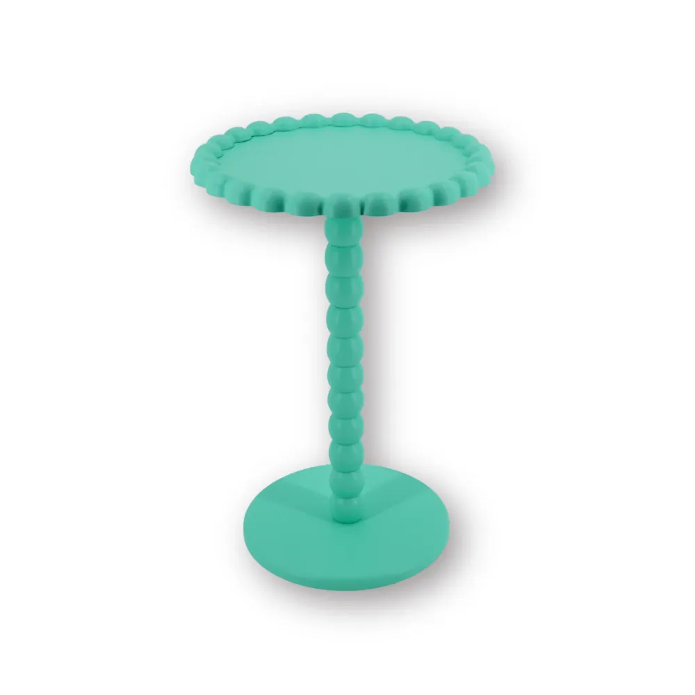 Table d'appoint - Ronde - Menthe - MDF - 38X55cm tendance déco coloré