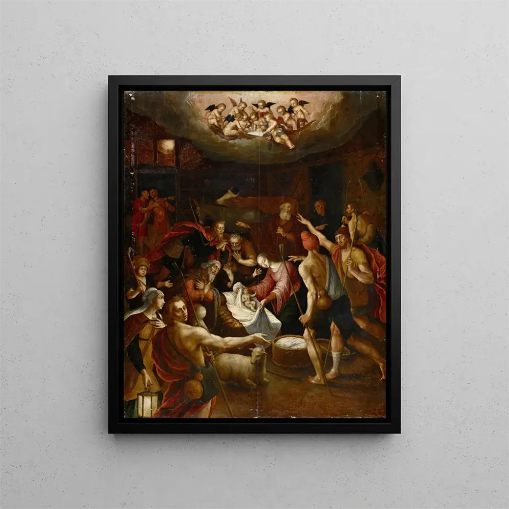Tableau Adoration des bergers - Aegidius Sadeler II | Reproduction