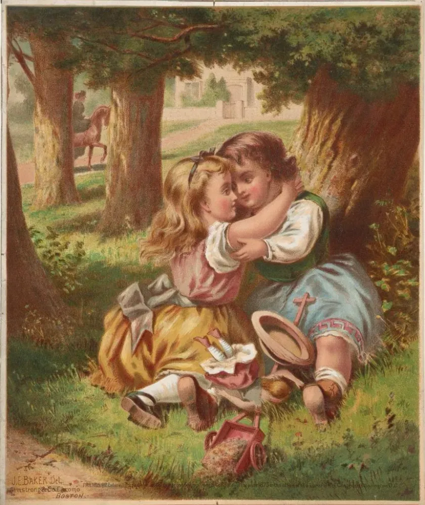 Tableau Amitié - Armstrong & Co. Lith. | Reproduction