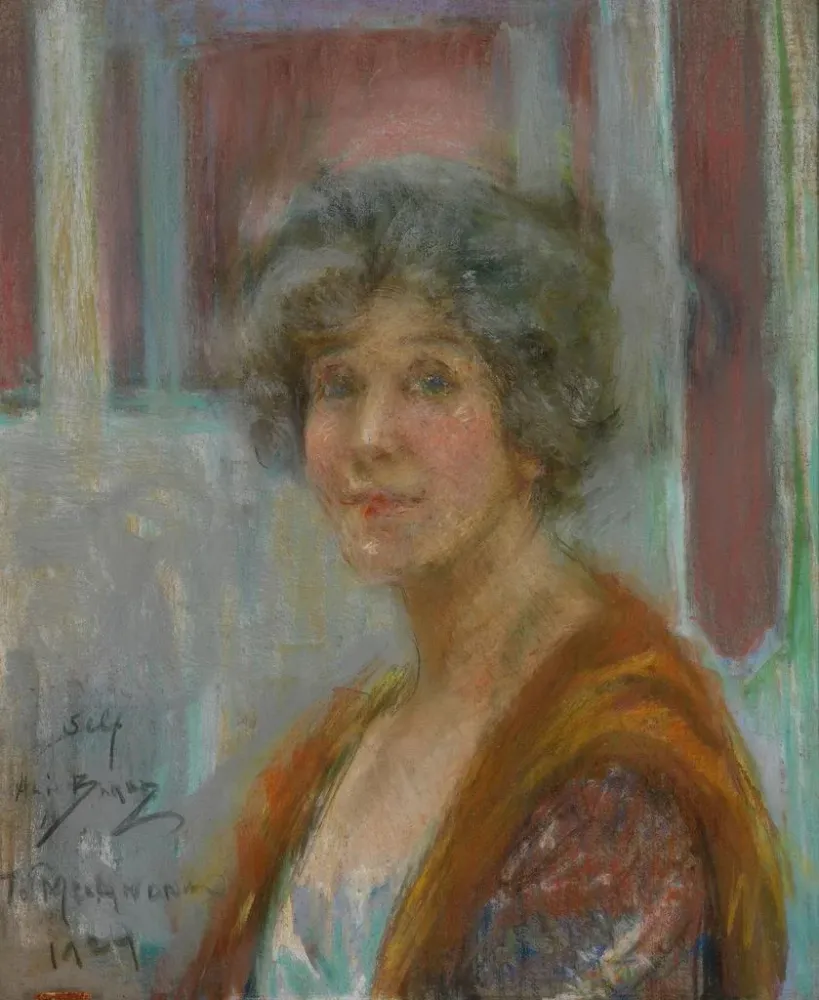 Tableau Autoportrait en 1924 - Alice Pike Barney | Reproduction