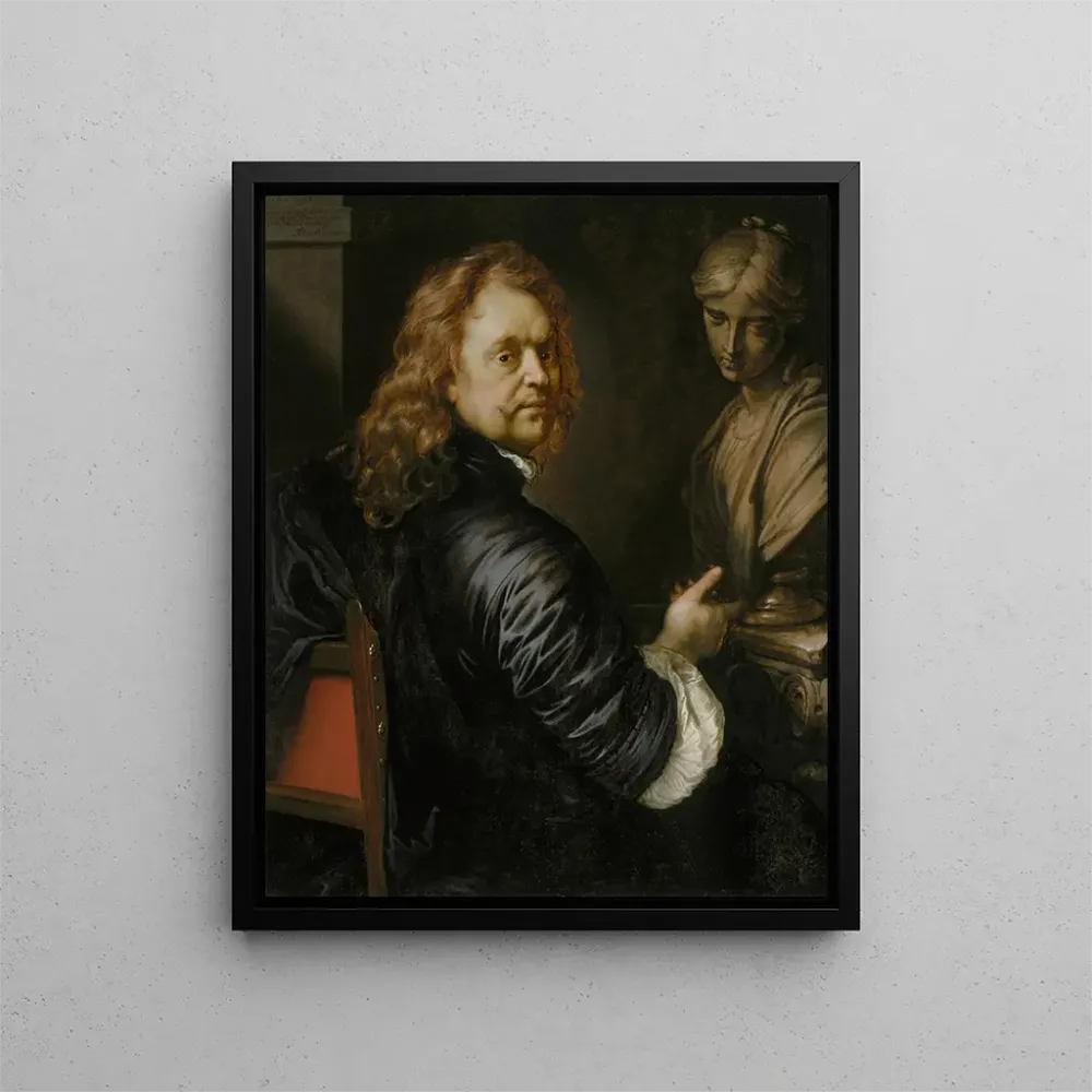 Tableau Autoportrait - Adriaen Hanneman | Reproduction