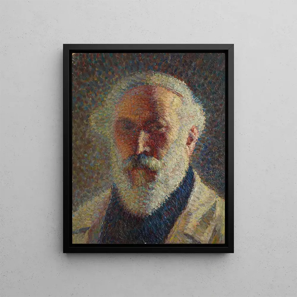 Tableau Autoportrait à la barbe blanche - Henri Martin | Reproduction