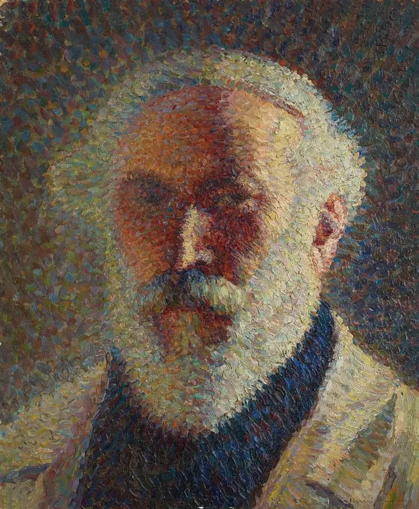 Tableau Autoportrait à la barbe blanche - Henri Martin | Reproduction