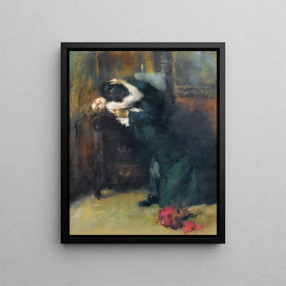 Tableau Le baiser - Ambrogio Antonio Alciati | Reproduction