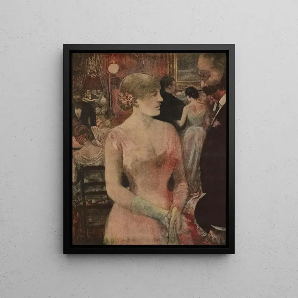 Tableau Au bal - Anonyme | Reproduction