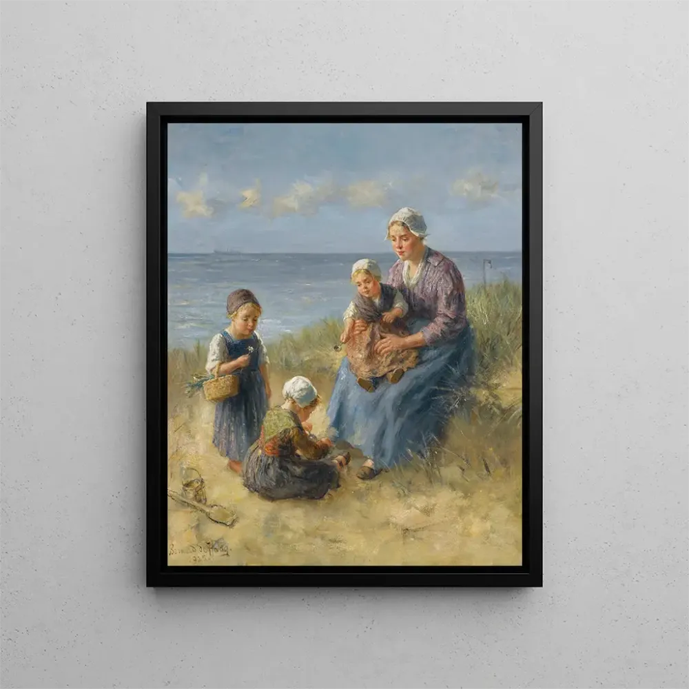 Tableau Au bord de la mer - Bernard de Hoog | Reproduction