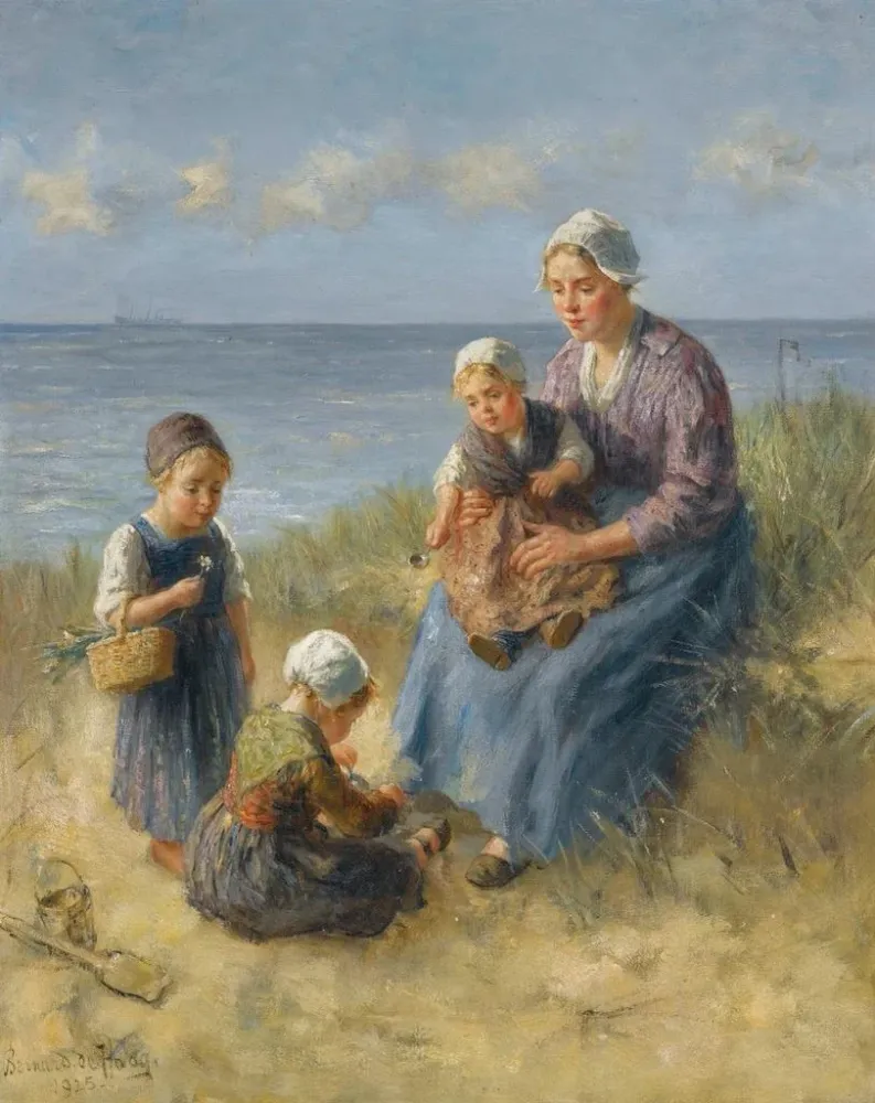 Tableau Au bord de la mer - Bernard de Hoog | Reproduction