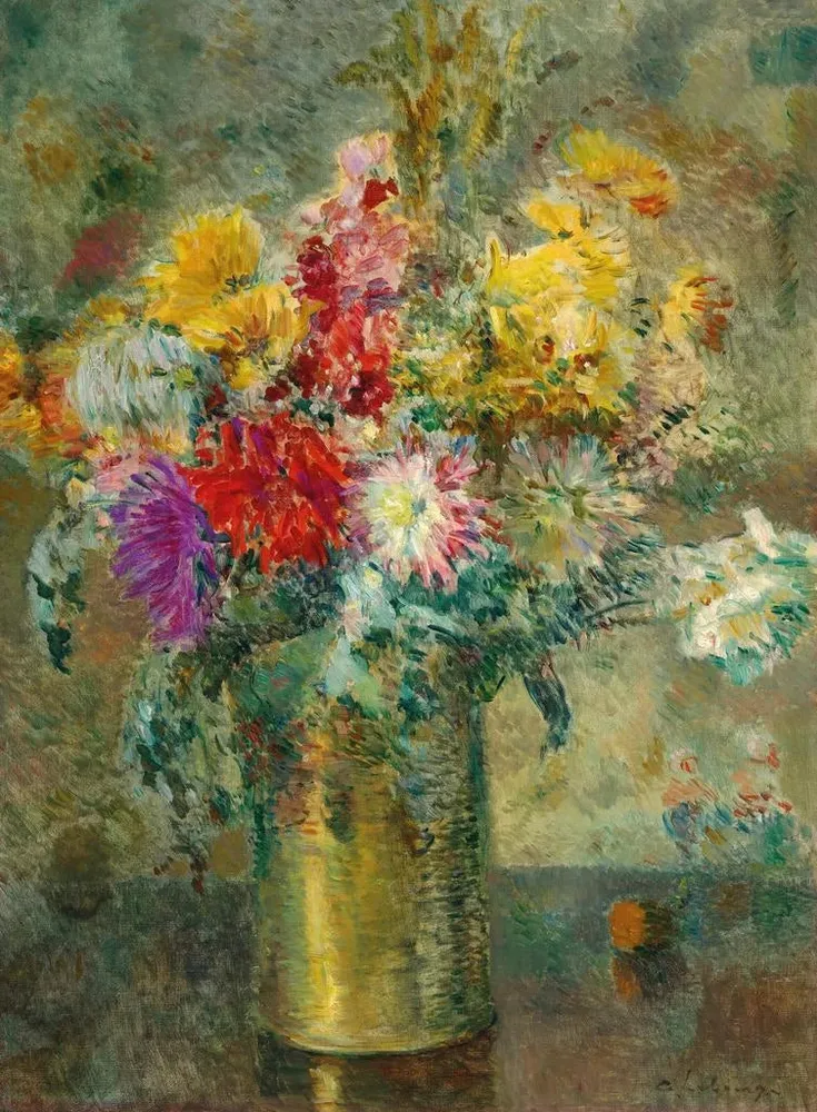 Tableau Bouquet de fleurs - Albert Lebourg | Reproduction