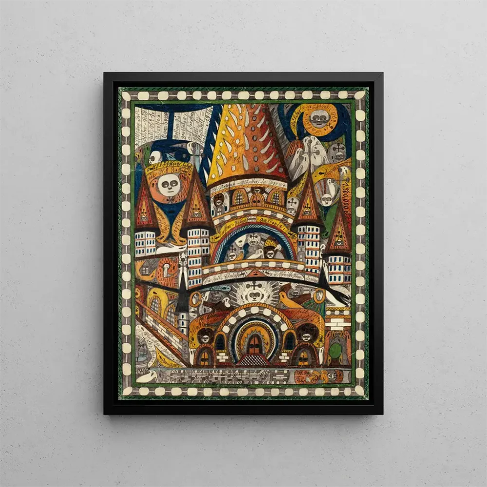 Tableau Cathédrale Saint-Vincent de Berne - Adolf Wölfli | Reproduction