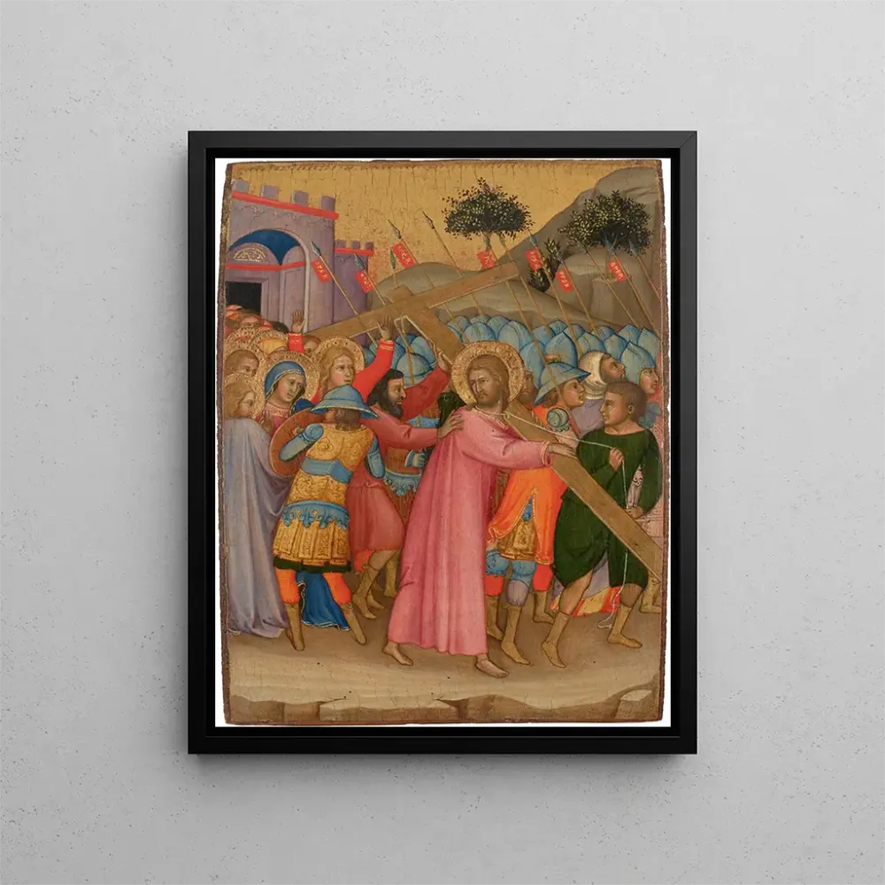 Tableau Le chemin du Calvaire - Andrea di Bartolo | Reproduction