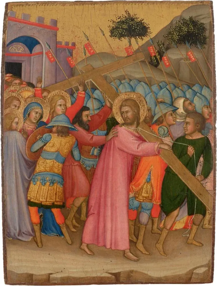 Tableau Le chemin du Calvaire - Andrea di Bartolo | Reproduction
