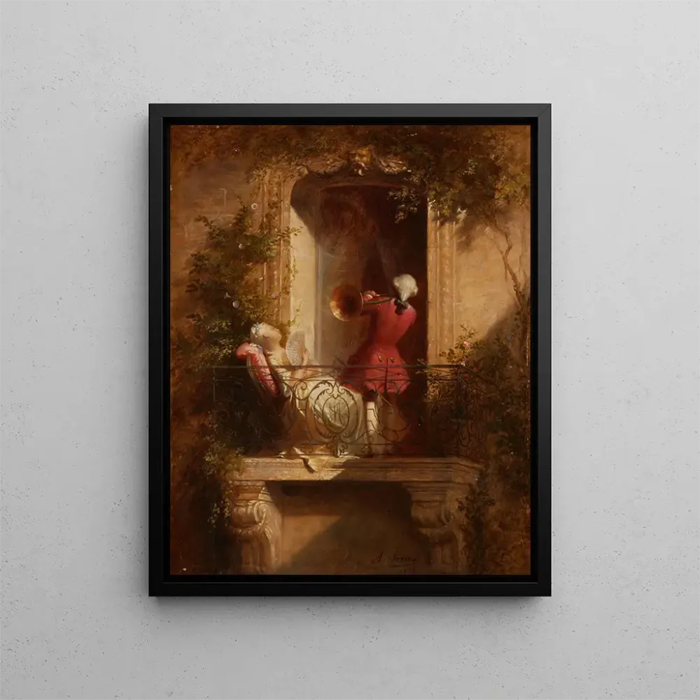 Tableau Le concert - Auguste Serrure | Reproduction