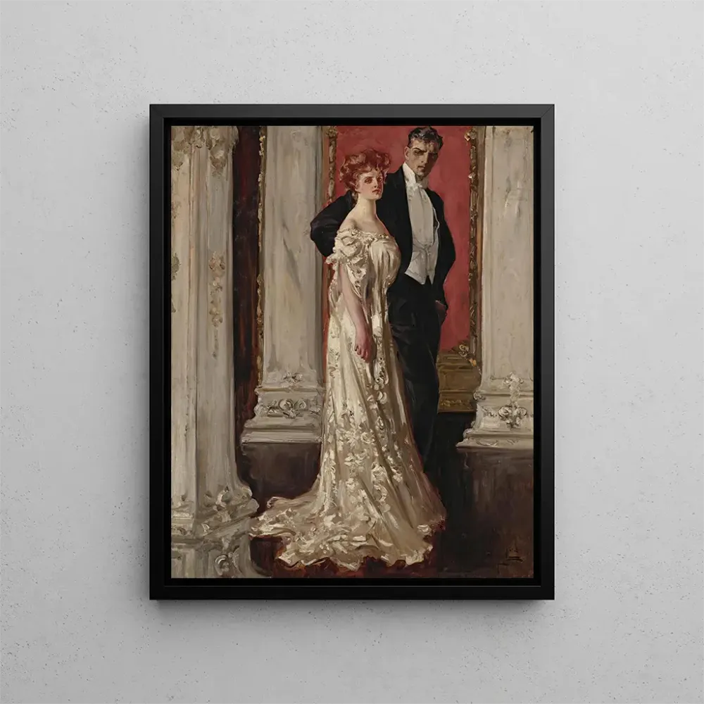 Tableau Le Couple - Albert Beck Wenzell | Reproduction