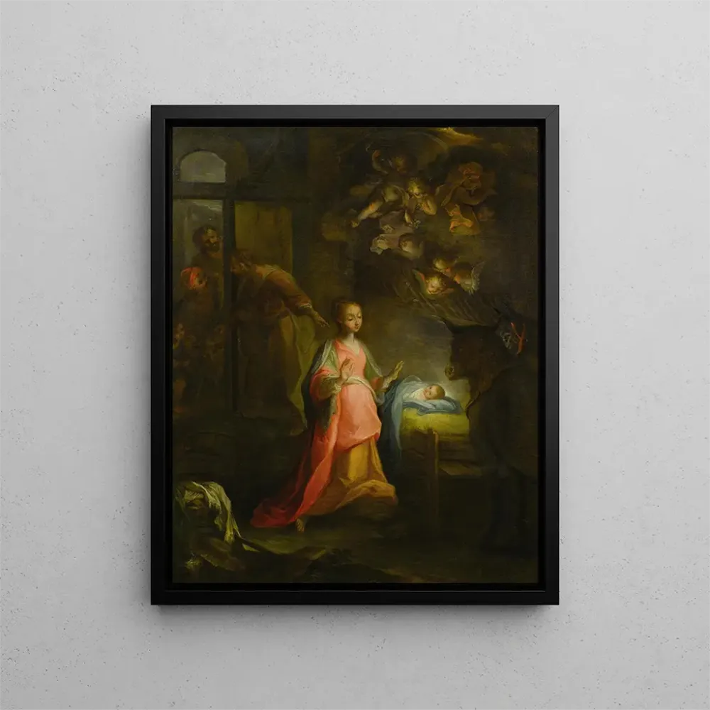 Tableau La crèche - Après Federico Barocci | Reproduction