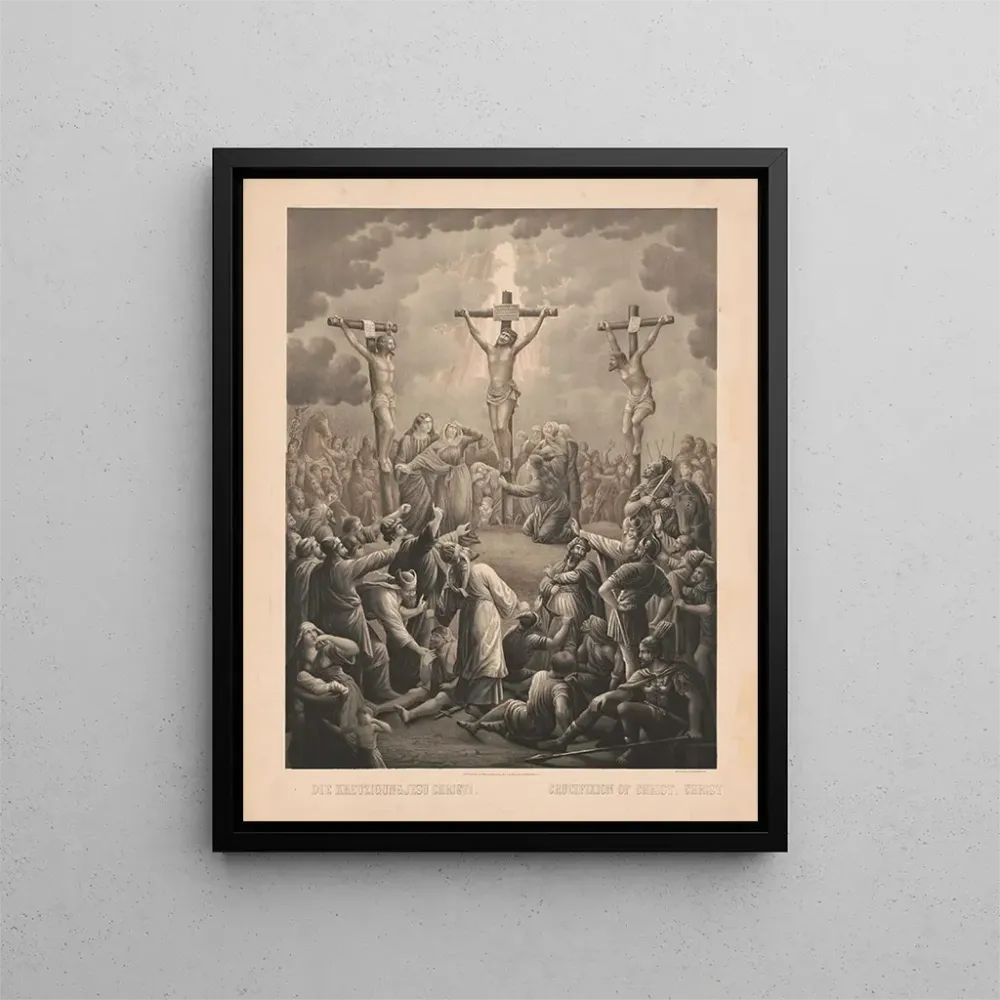 Tableau Crucifixion du Christ - Beck Pauli Lith | Reproduction