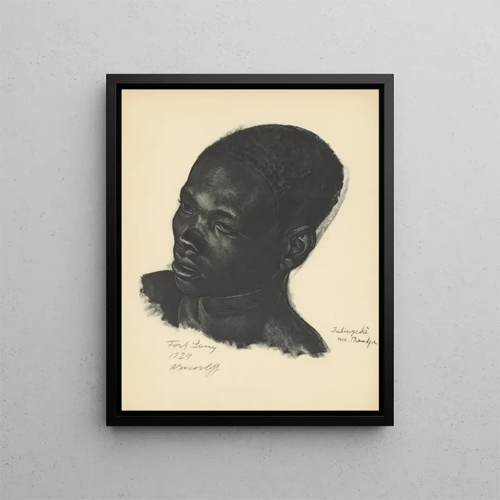 Tableau Dessins et peintures d'Afrique pl. 17 - Alexandre Iacovleff | Reproduction
