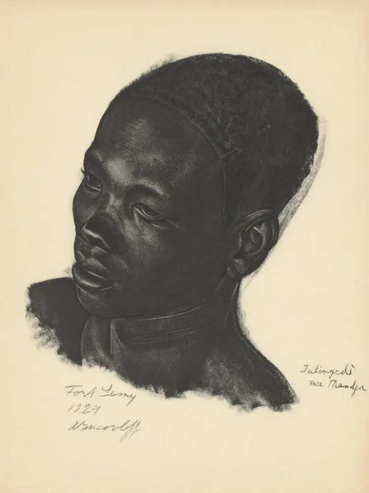 Tableau Dessins et peintures d'Afrique pl. 17 - Alexandre Iacovleff | Reproduction