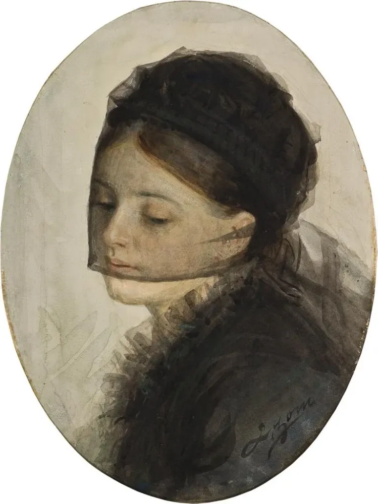 Tableau En deuil - Anders Zorn | Reproduction