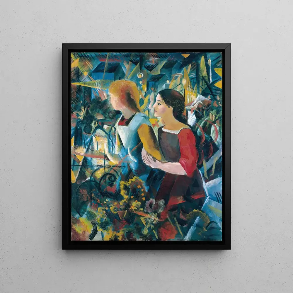 Tableau Deux filles - August Macke | Reproduction