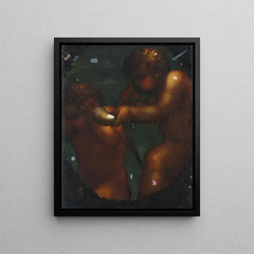 Tableau Deux putti - Anonyme | Reproduction
