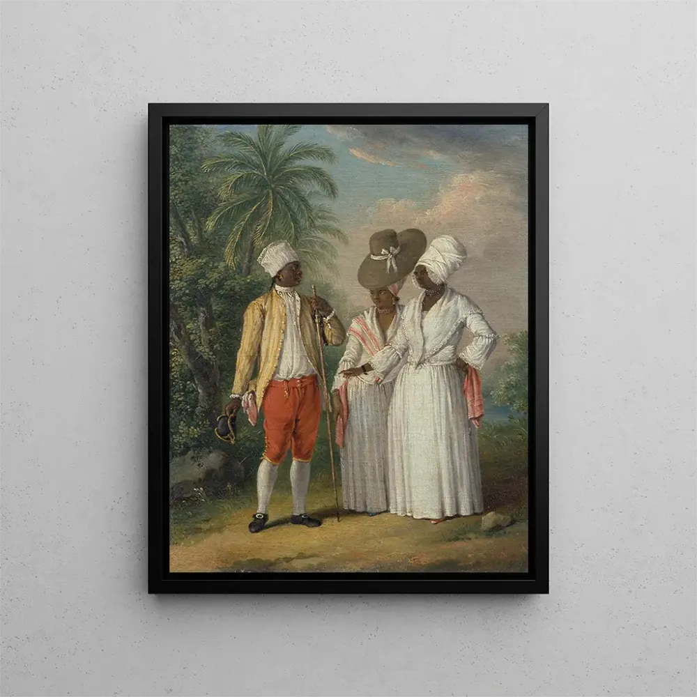 Tableau Dominicains antillais libres - Agostino Brunias | Reproduction