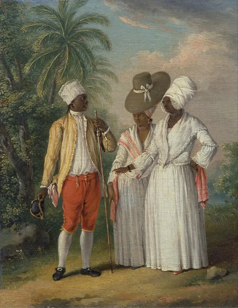 Tableau Dominicains antillais libres - Agostino Brunias | Reproduction
