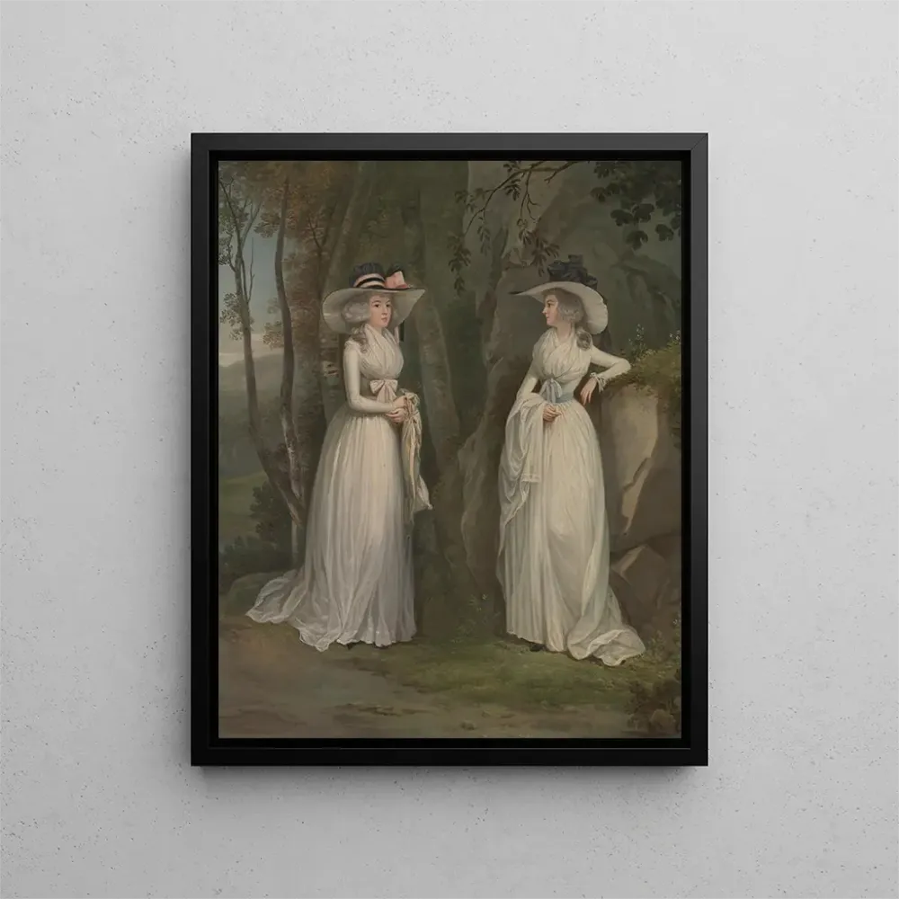 Tableau Eleanor et Margaret Ross - Alexander Nasmyth | Reproduction