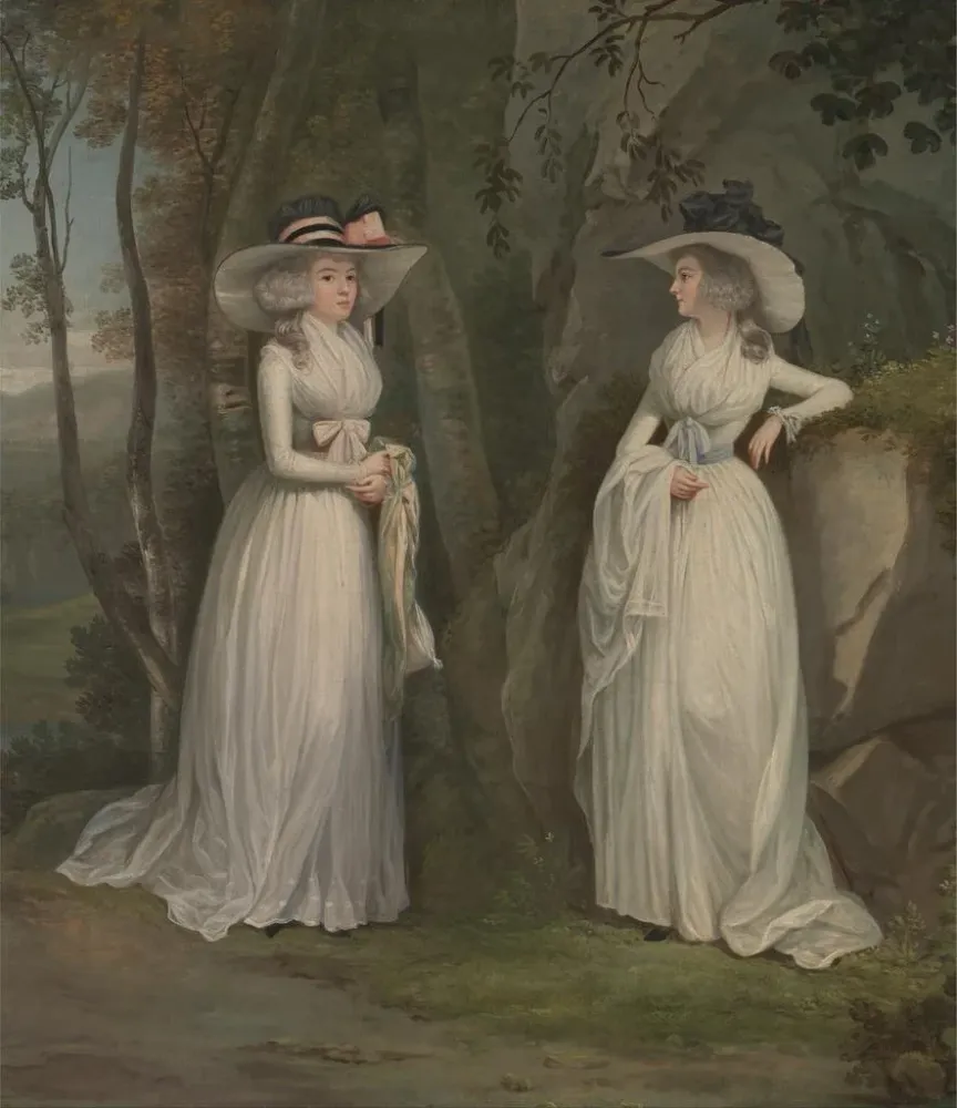 Tableau Eleanor et Margaret Ross - Alexander Nasmyth | Reproduction