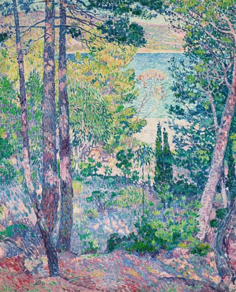 Tableau Eucalyptus Cavalire - Théo van Rysselberghe | Reproduction