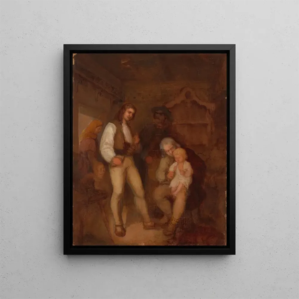 Tableau Famille des Highlanders - Aleksander Kotsis | Reproduction