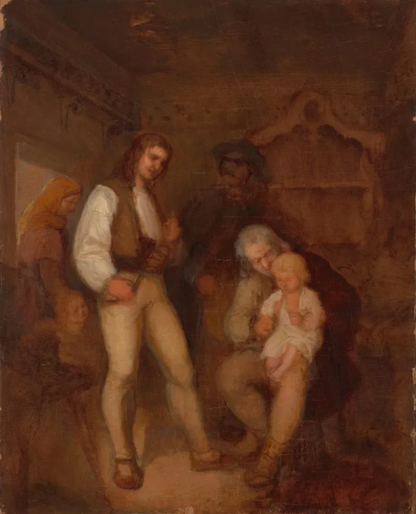 Tableau Famille des Highlanders - Aleksander Kotsis | Reproduction