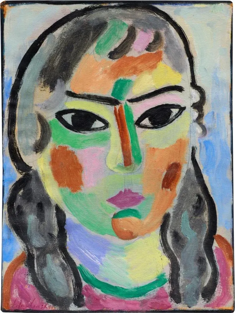 Tableau Fille - Alexej von Jawlensky | Reproduction