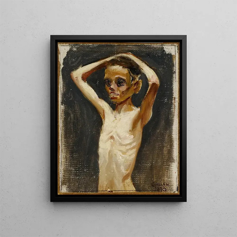 Tableau Fille du Jaskala Croft - Akseli Gallen-Kallela | Reproduction