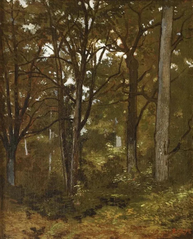 Tableau êt de Fontainebleau - Antoine-Louis Barye | Reproduction