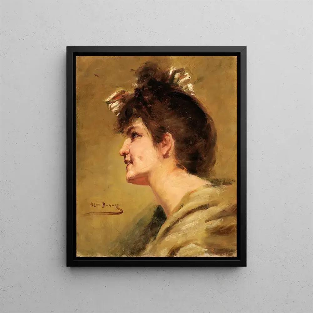 Tableau La fossette - Alice Pike Barney | Reproduction