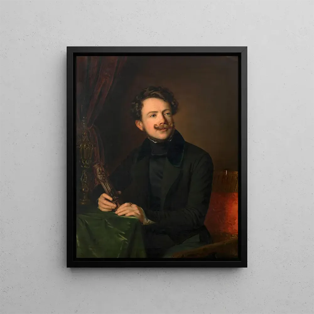 Tableau Friedrich Otto von Leber, archéologue et écrivain - Anton Einsle | Reproduction