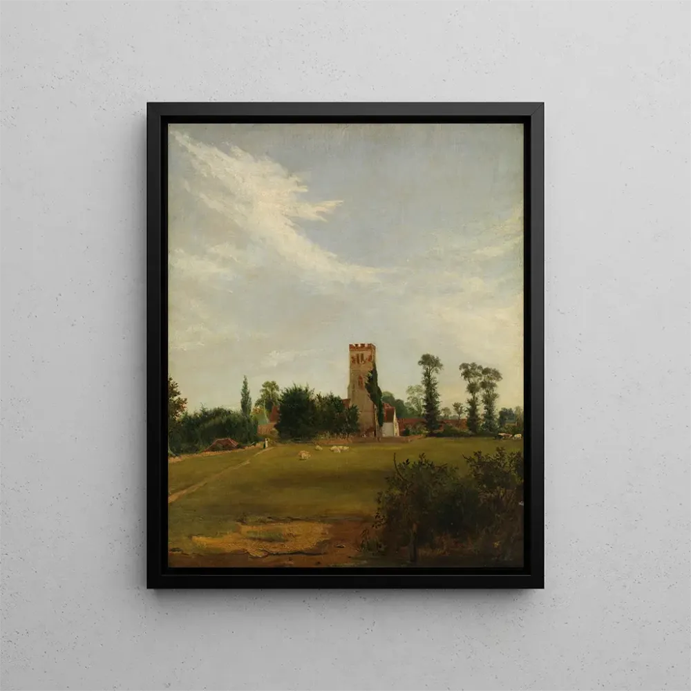 Tableau Église de Tottenham - Anonyme | Reproduction