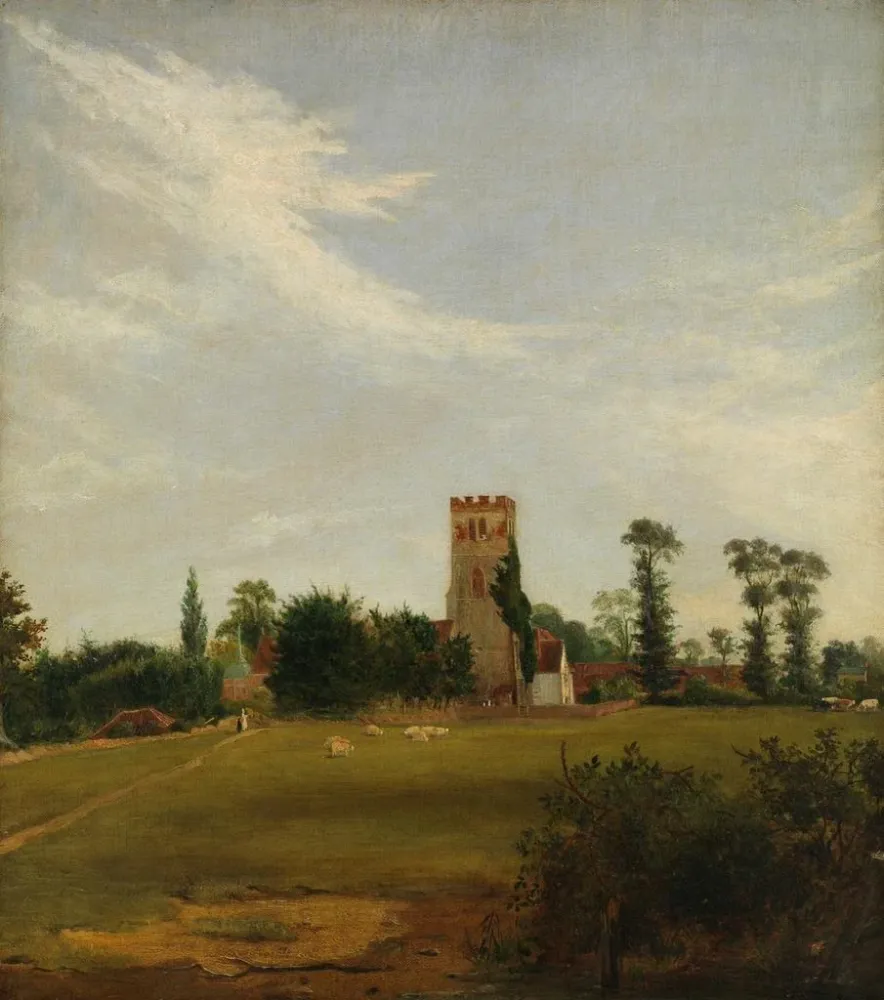Tableau Église de Tottenham - Anonyme | Reproduction