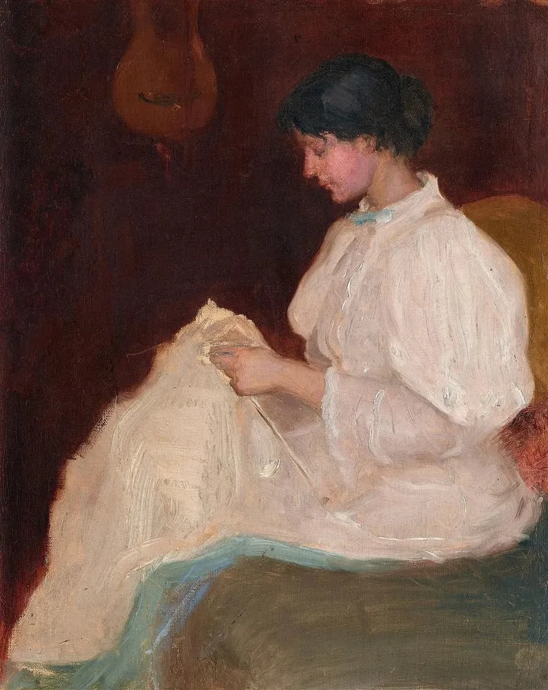 Tableau Hélène Pratt - Bela Lyon Pratt | Reproduction