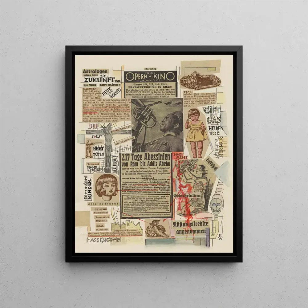 Tableau Inoffensif d'une beauté rare - Karl Wiener | Reproduction