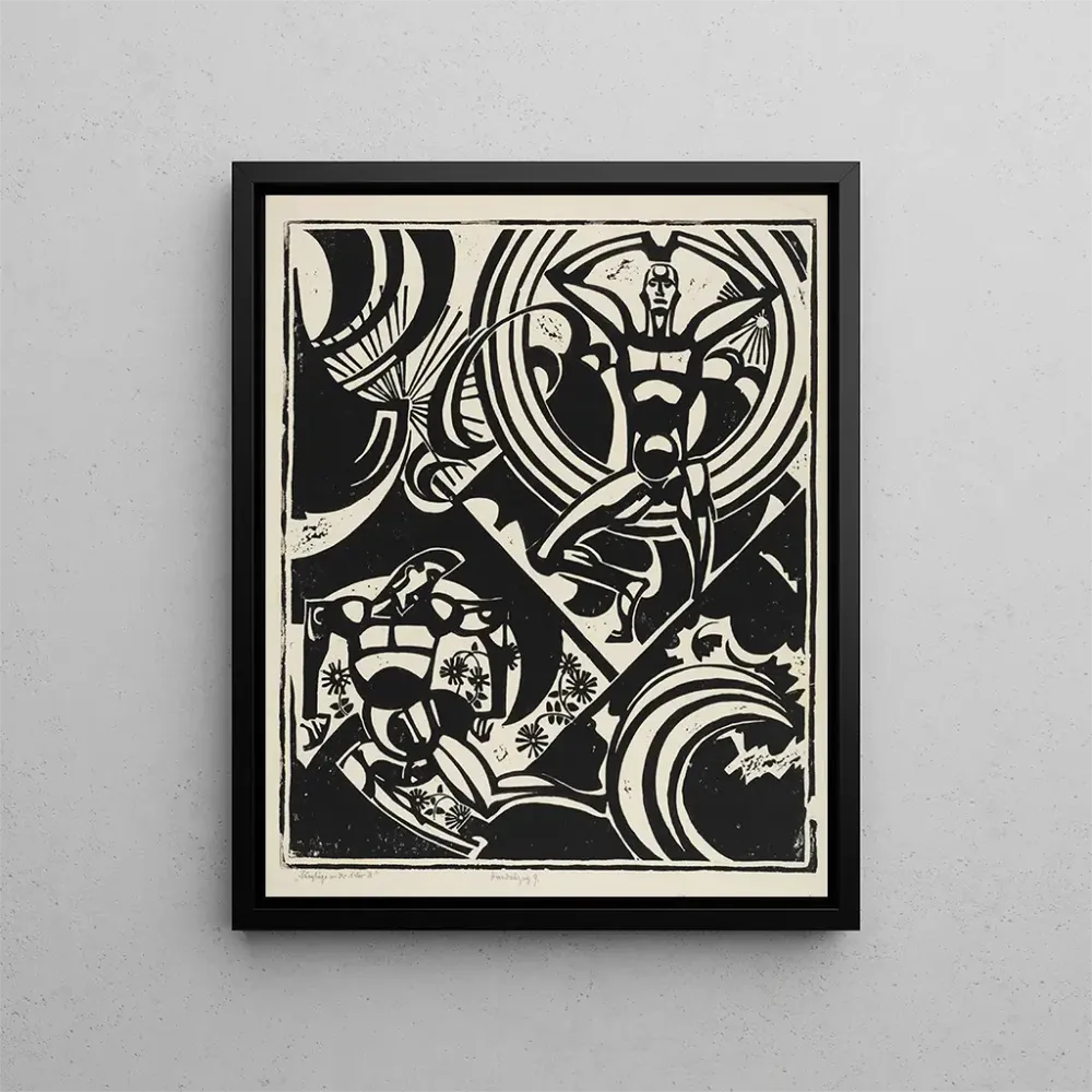 Tableau Jeunes dans la nature III - August Babberger | Reproduction