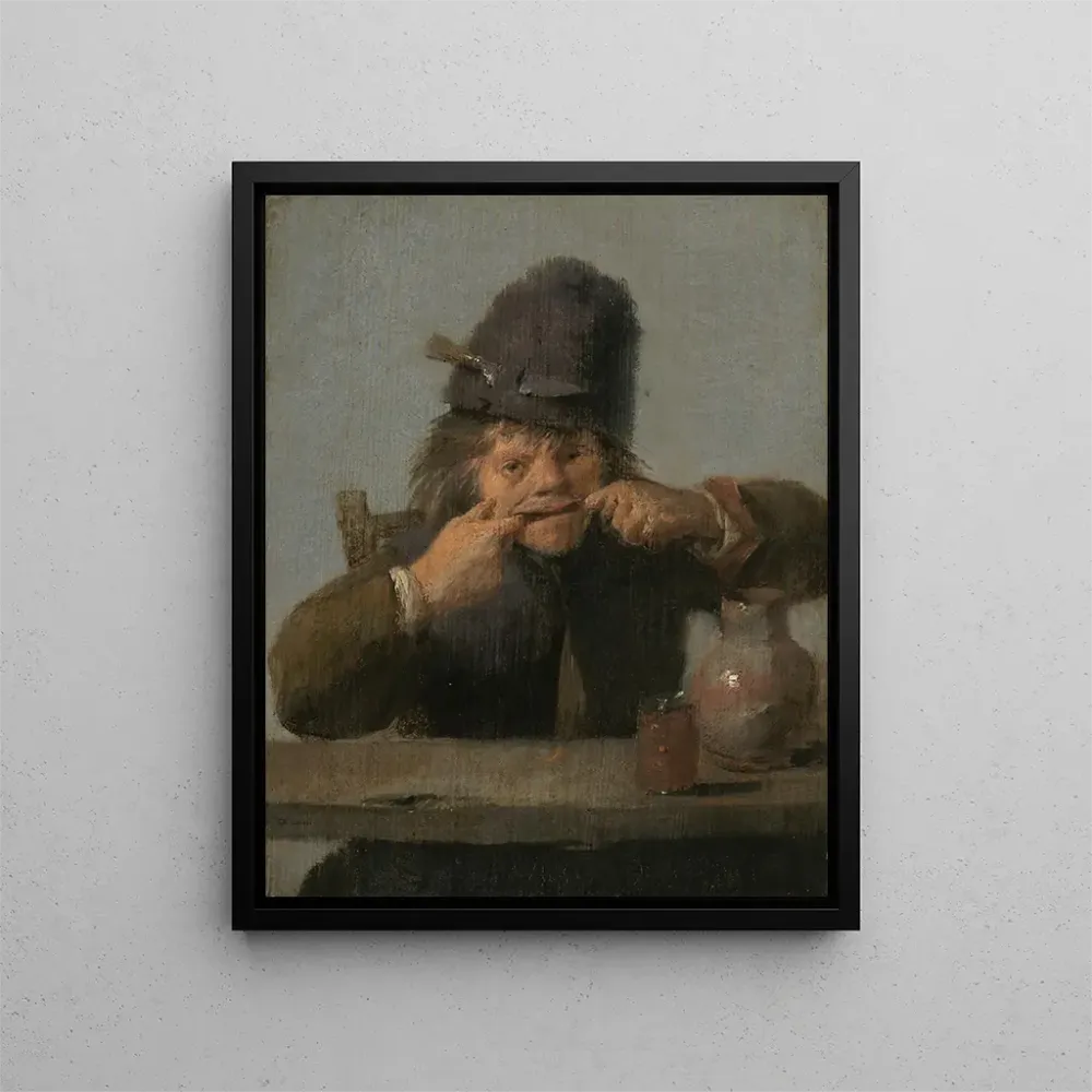 Tableau Jeunesse faisant une grimace - Adriaen Brouwer | Reproduction