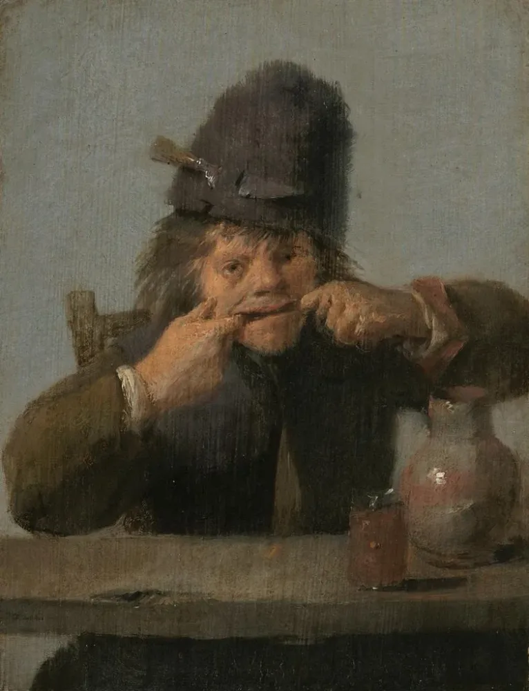 Tableau Jeunesse faisant une grimace - Adriaen Brouwer | Reproduction
