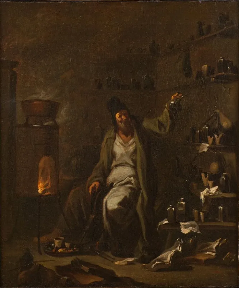 Tableau L'Alchimiste - Alessandro Magnasco | Reproduction