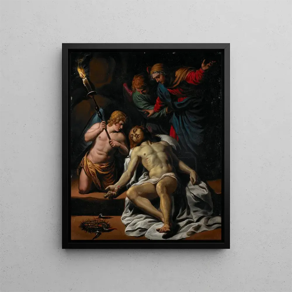 Tableau La Lamentation - Alessandro Turchi | Reproduction