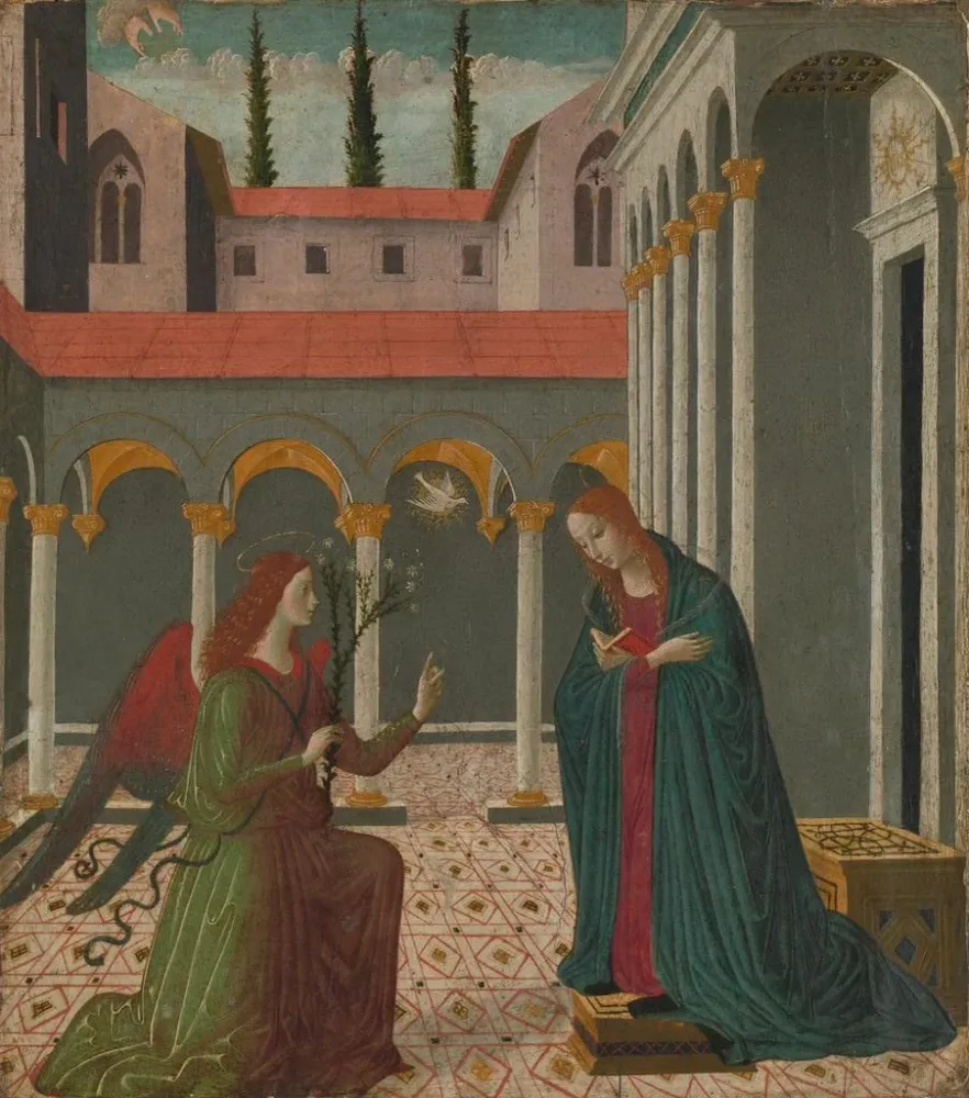 Tableau L'Annonciation - Alesso di Benozzo | Reproduction